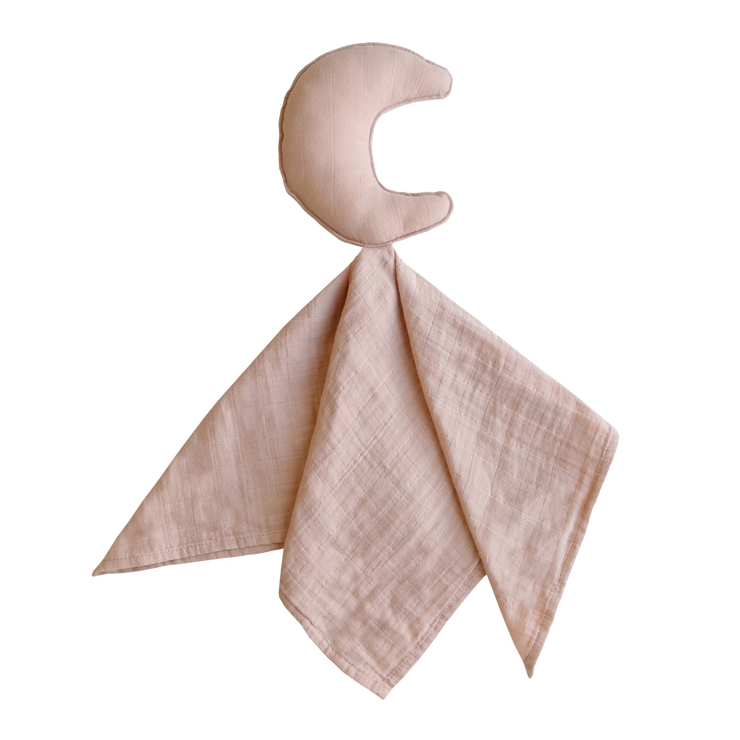 Mushie Organic Cotton Baby Moon Lovey Blanket