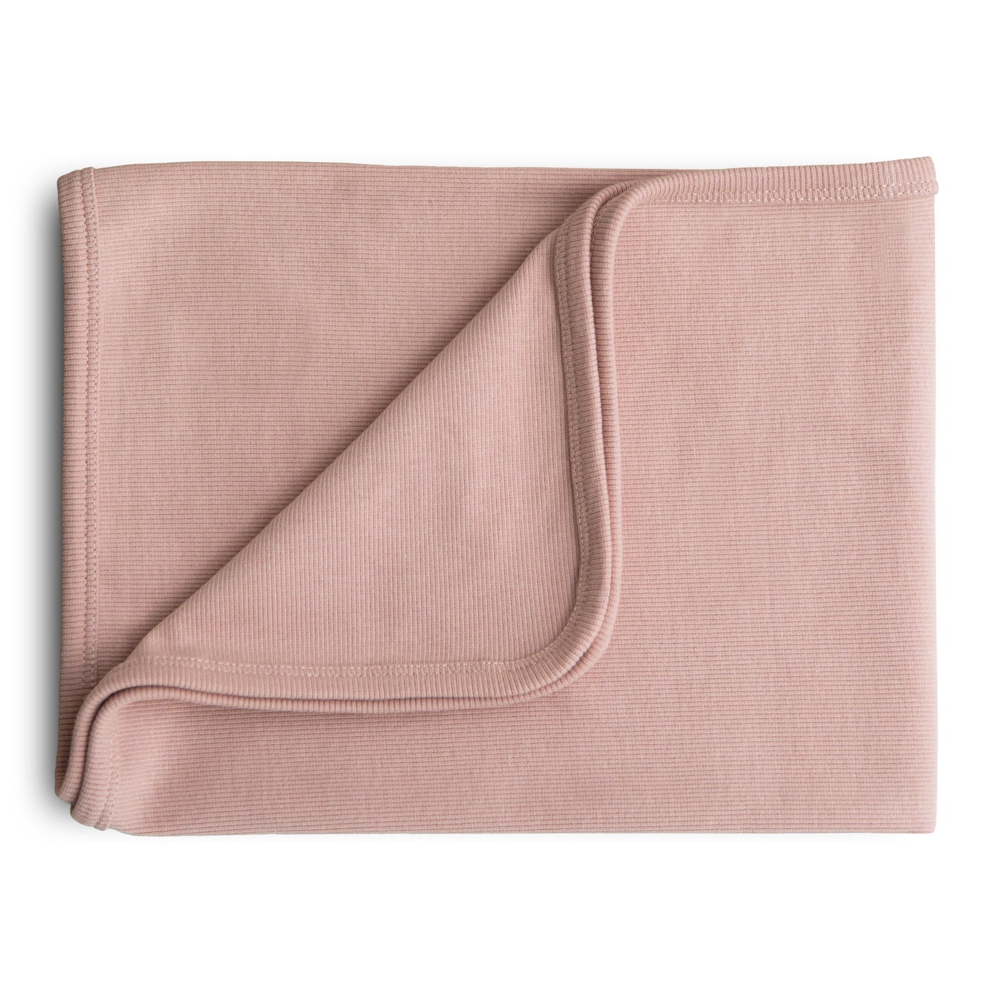 Mushie Organic Cotton Ribbed Baby Blanket