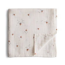 Load image into Gallery viewer, Mushie Organic Cotton Muslin Swaddle Blanket
