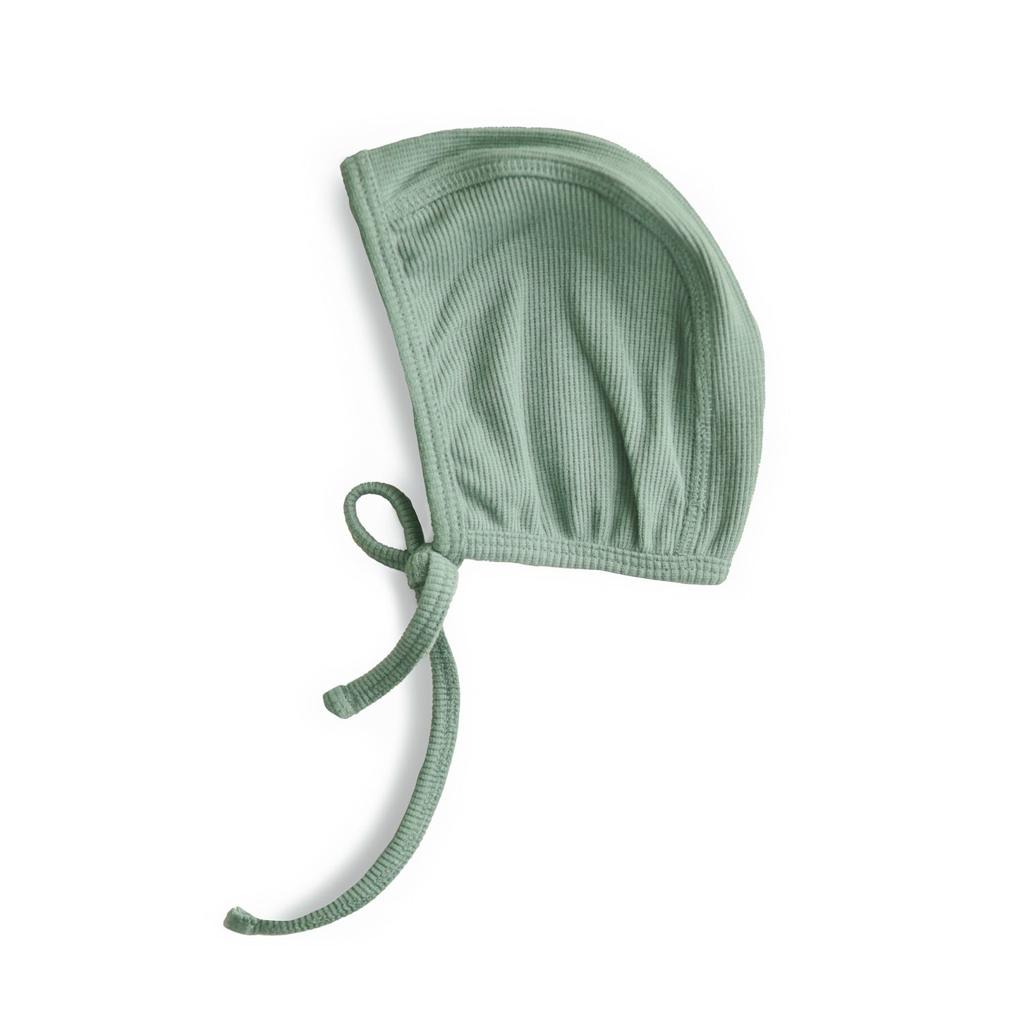 Mushie Organic Cotton Ribbed Baby Bonnet