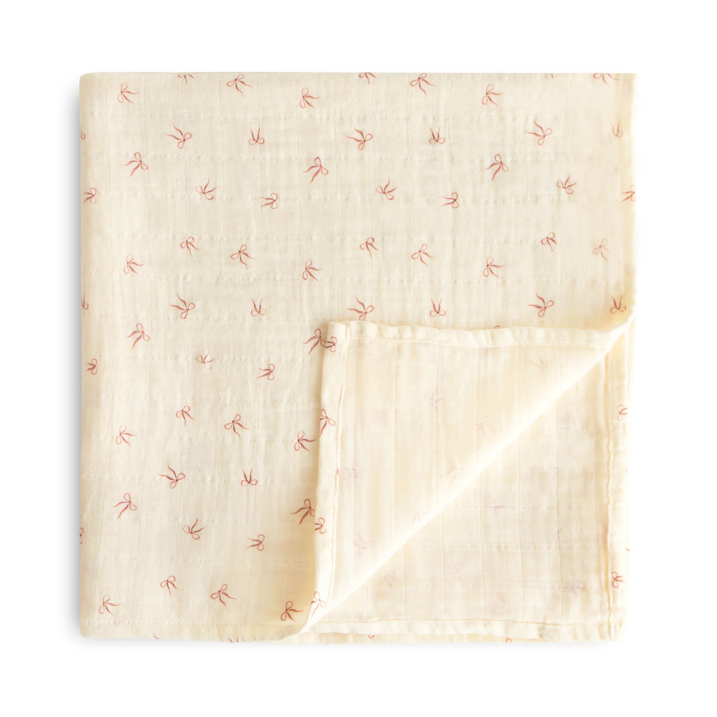 Mushie Organic Cotton Muslin Swaddle Blanket