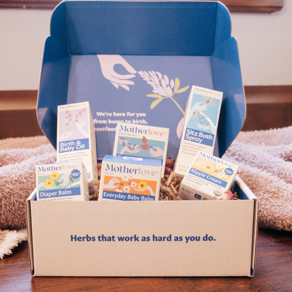 Motherlove Bump to Baby Box - Complete Organic Maternity & Newborn Care Collection