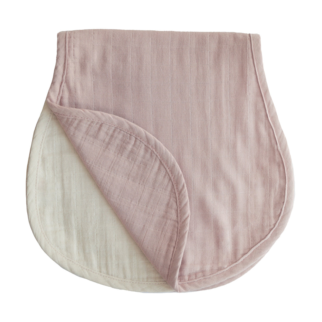 Mushie Organic Cotton Muslin Burp Cloth 2-Pack