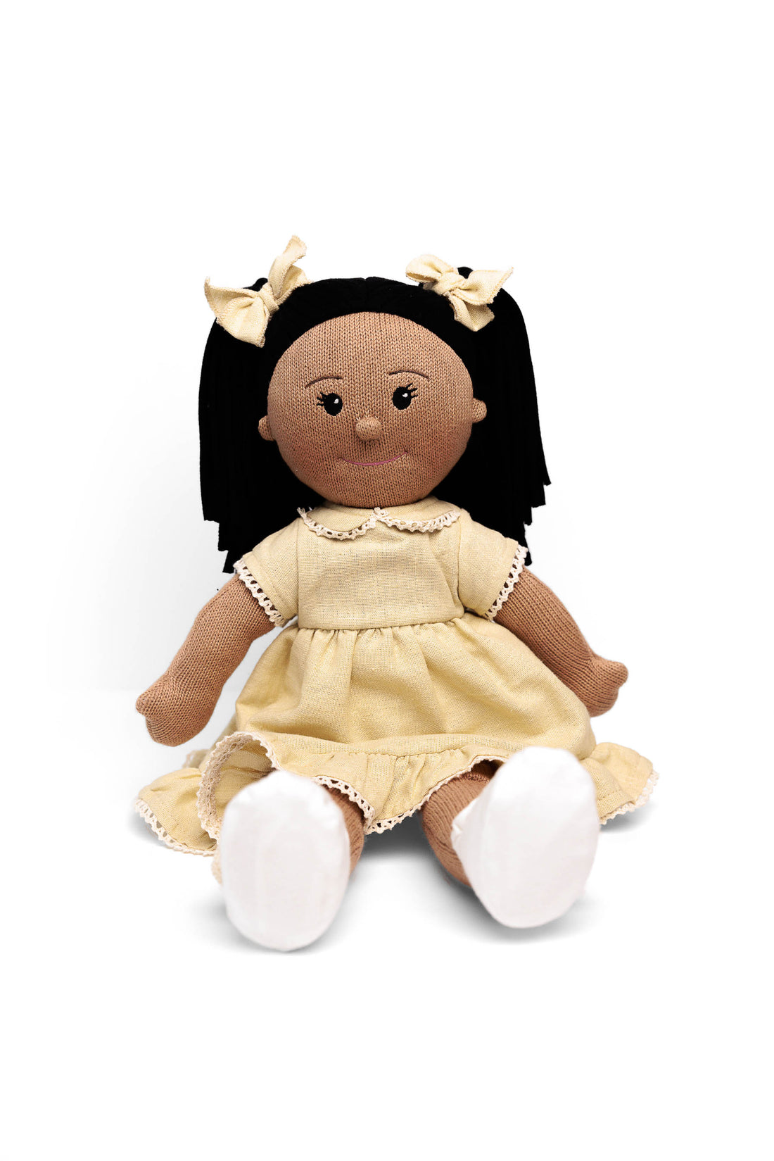 Poppie Toys The Clementine Collective Eco-Friendly Knitted Doll Penelope