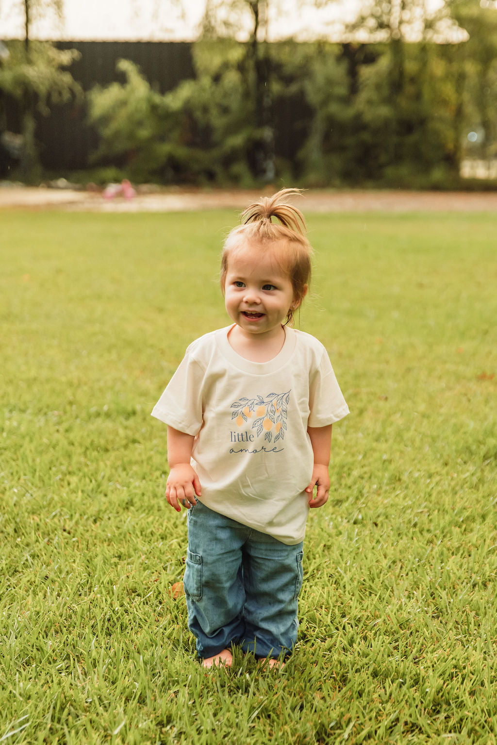 Little Amore Organic Cotton Kids T-Shirt – Short Sleeve, 2T–12Y