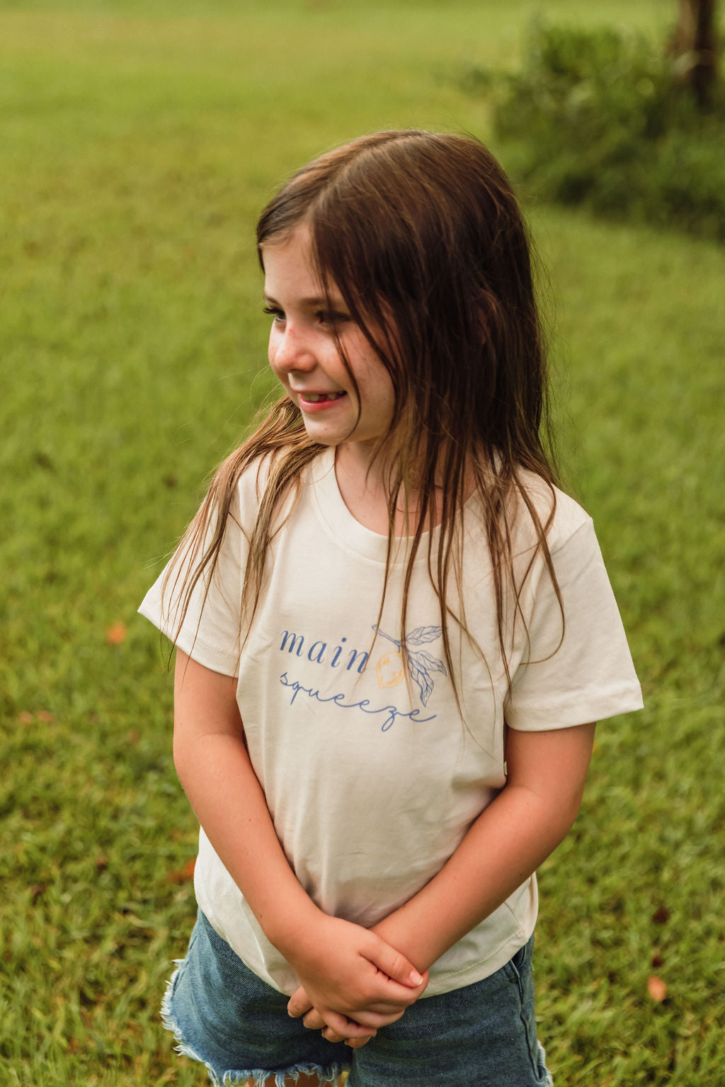 Main Squeeze Organic Cotton Kids T-Shirt – Short Sleeve, 2T–12Y