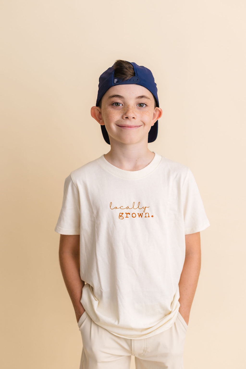Locally Grown Organic Cotton Kids T-Shirt – Short Sleeve, 2T–12Y