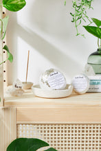 Load image into Gallery viewer, Organic Bath Bomb Calm Bomb- TWO SIZES lavender and chamomile bath fizzie
