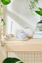 Load image into Gallery viewer, Organic Bath Bomb Calm Bomb- TWO SIZES lavender and chamomile bath fizzie

