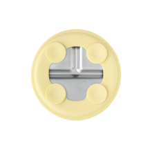 Load image into Gallery viewer, Tots Ground Eco-Friendly Stainless Steel Baby and Toddler Divided Plates PRE-ORDER NOW | Butter Yellow &amp; Baby Blue)
