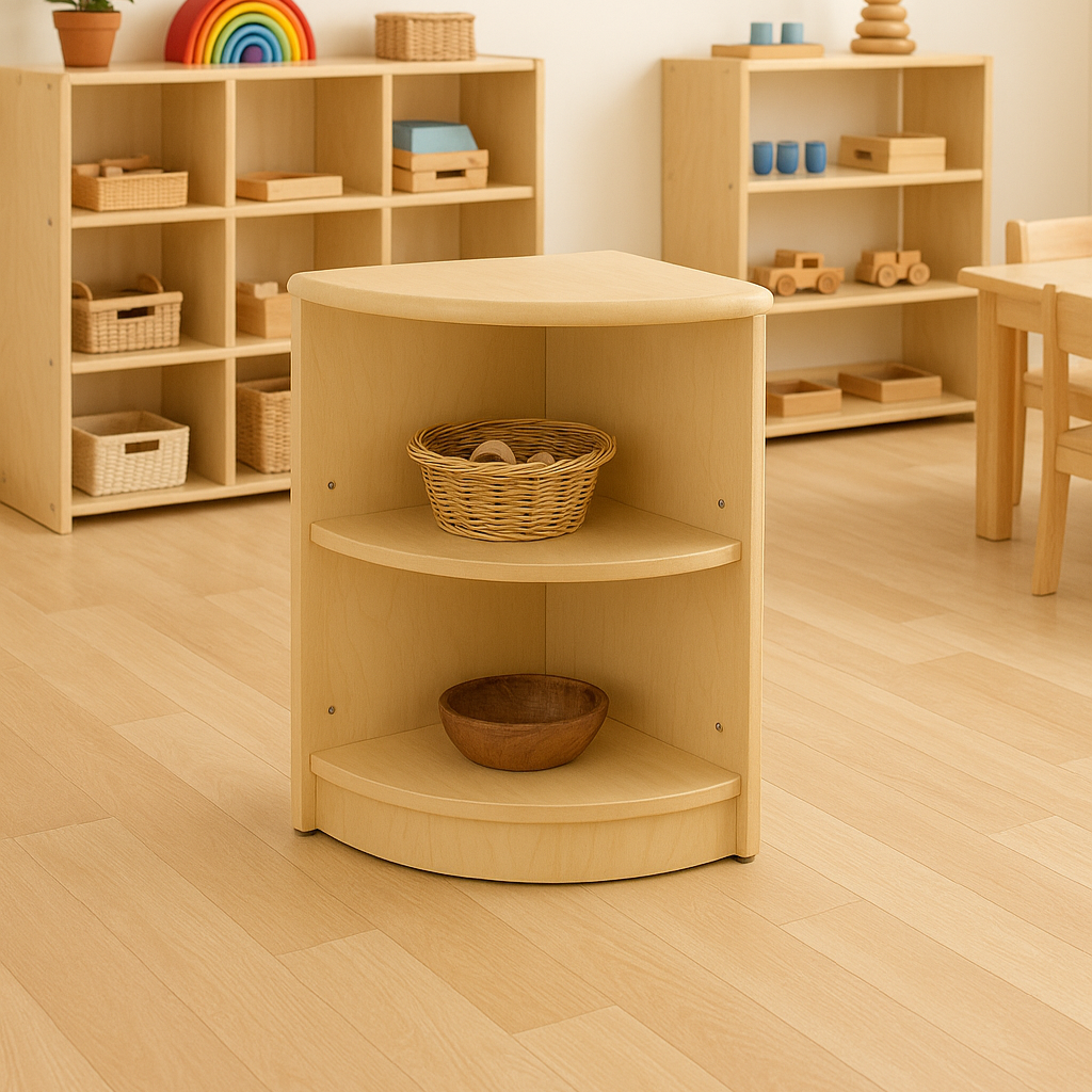 Montessori Classroom Corner Shelf - Thumbnail 3