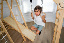 Load image into Gallery viewer, Avenlur Chestnut - 8-in-1 Eco-Friendly Wooden Jungle Gym for Toddlers
