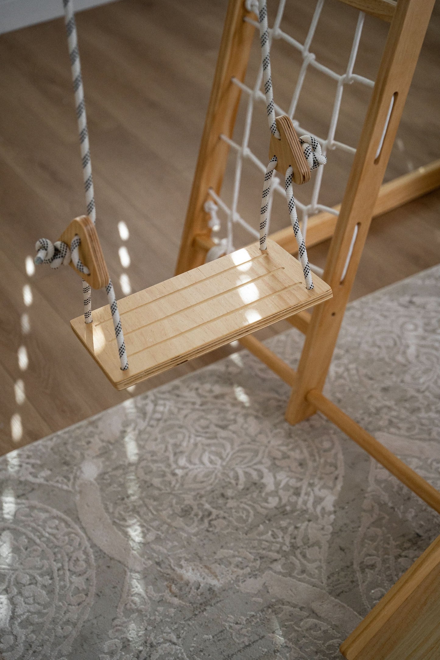 Avenlur Chestnut - 8-in-1 Eco-Friendly Wooden Jungle Gym for Toddlers