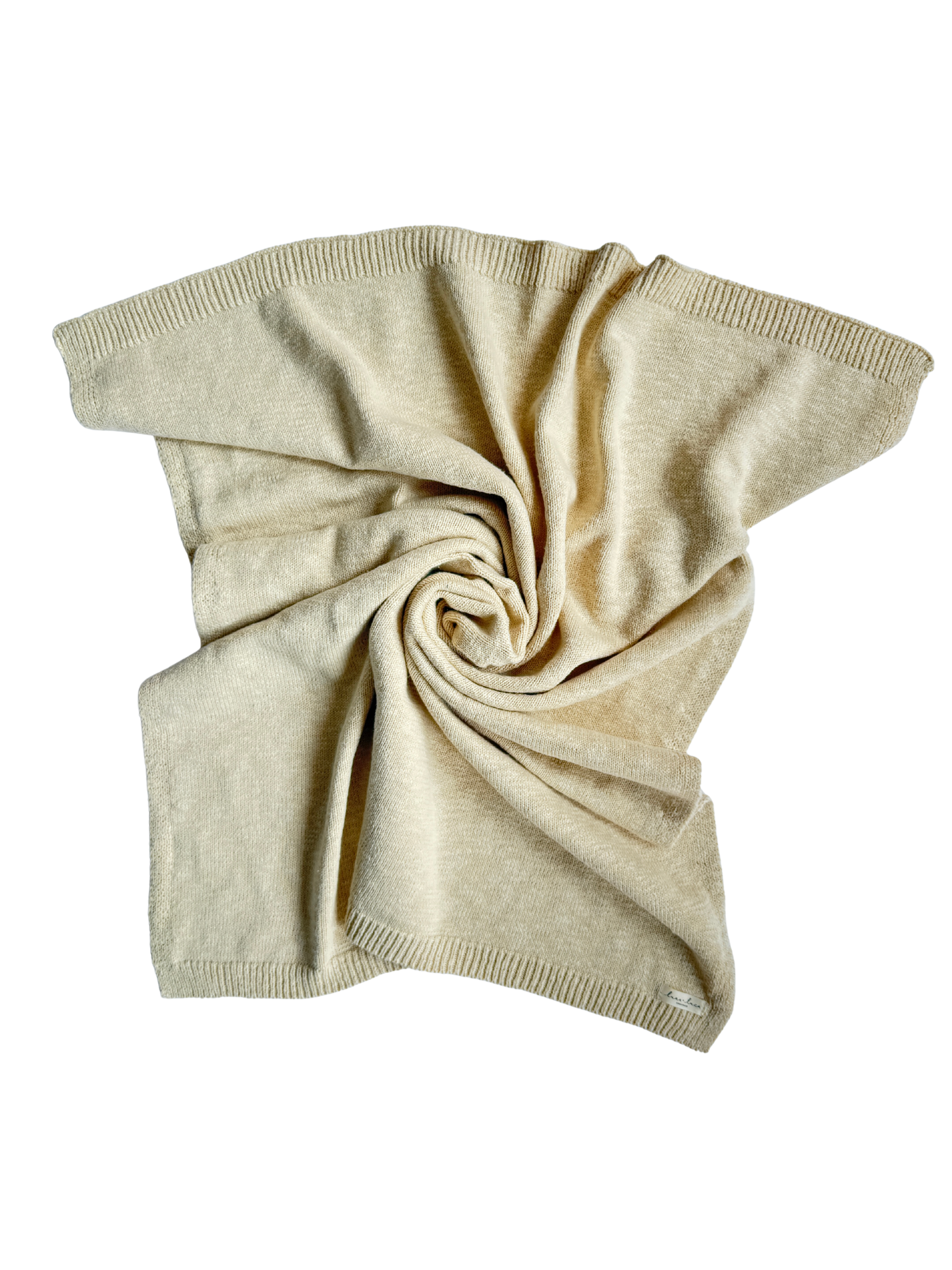 Luca + Luna Organic Cotton Classic Baby Blanket - French Cream