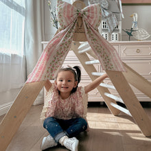 Load image into Gallery viewer, Bunny Hopkins Eco-Friendly Wooden Climber Pikler Triangle Set | Rockwall, Slide, Ladder
