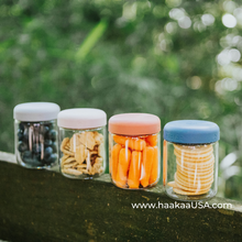 Load image into Gallery viewer, Haakaa Sealed Glass Storage Jar Set - 4 x 7 oz Glass Jars
