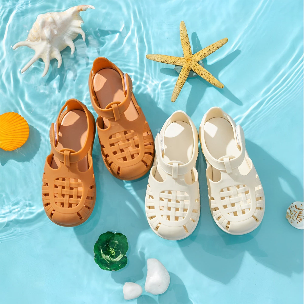 Coral Kids' Sandals – Waterproof, Recycled Materials, Non-Slip