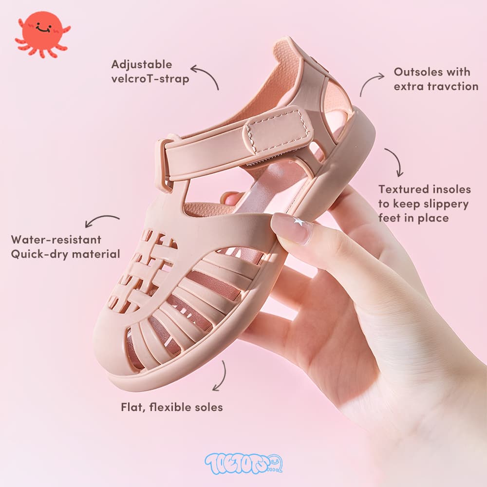 Coral Kids' Sandals – Waterproof, Recycled Materials, Non-Slip