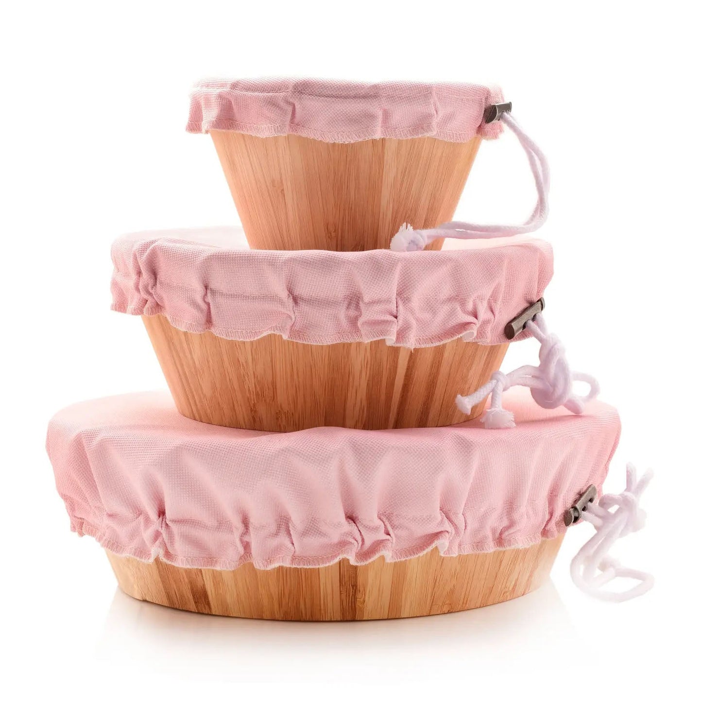 Re-Usable Covers, Set of 3  (Small, Med, Large) — Soft Pink