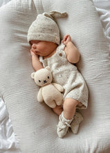 Load image into Gallery viewer, Luna + Luca Novelty Knit Romper - Black Speckle
