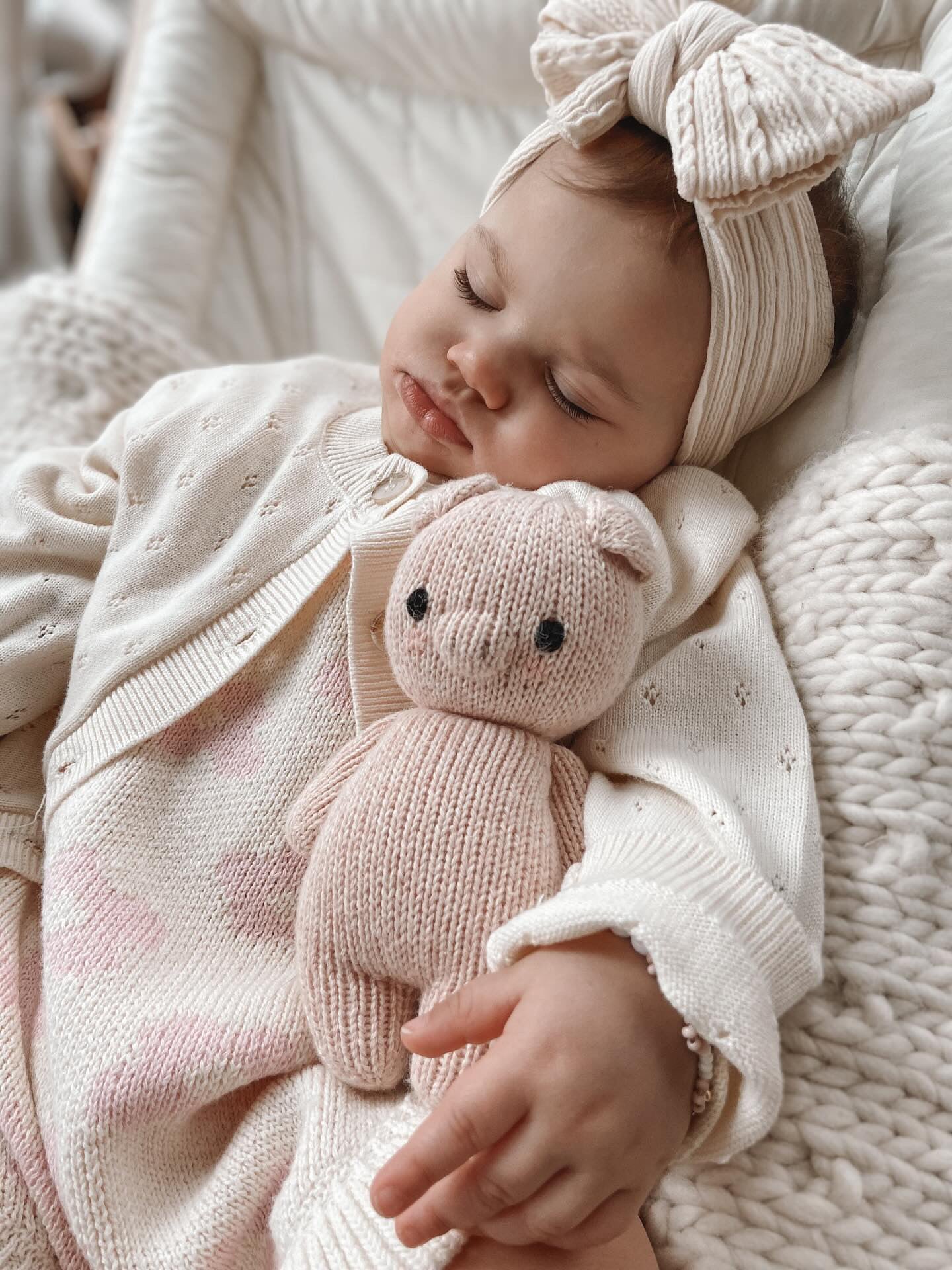 Luna + Luca Floral Frills Organic Cotton Baby Girl Romper