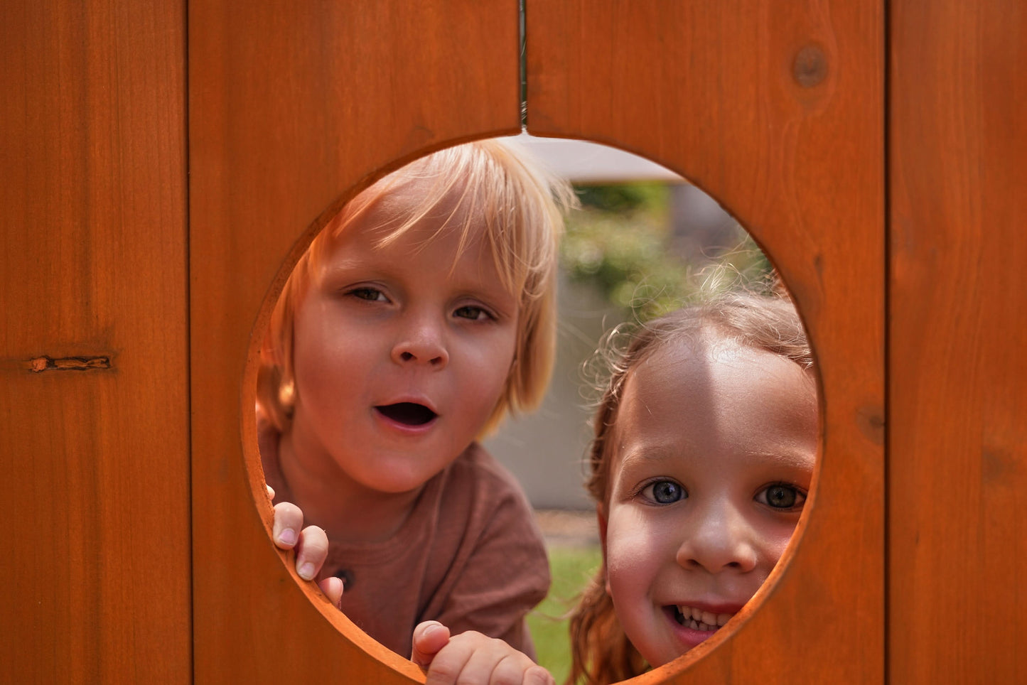 Avenlur Forest: Toddler-Friendly Small Eco-Friendly Non-Toxic Wooden Swing Set with Slide, Fort & Rock Wall