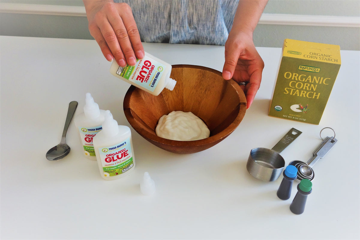 Tessa Bunny's Organic School Glue – Non-Toxic, Plant-Based, PVA-Free & Borax-Free