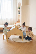 Load image into Gallery viewer, Avenlur Ash Eco-Friendly Wooden Adjustable Learning Playhouse Tent with Desk and Chair
