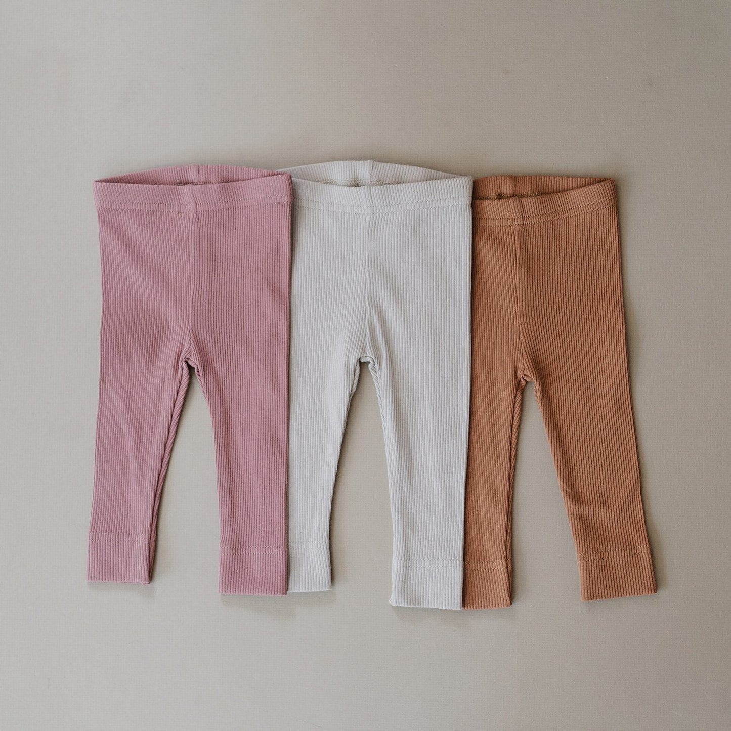 Mebie Baby Dusty Rose Organic Cotton Leggings