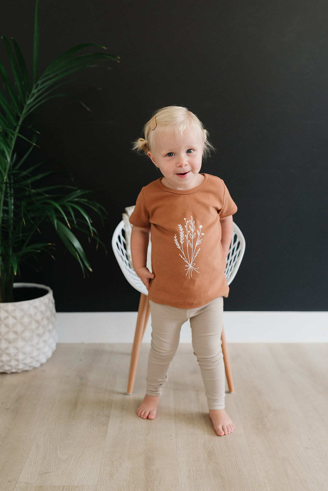 Mebie Baby Oatmeal Organic Cotton Leggings