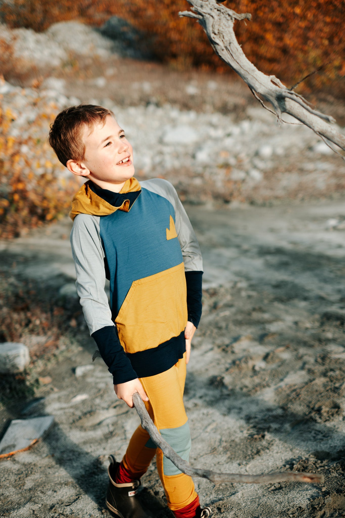 Kids Free Range Merino Hoodie