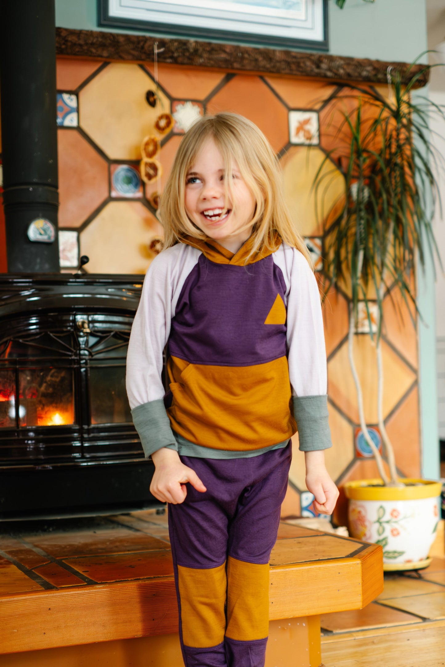 Kids Free Range Merino Hoodie