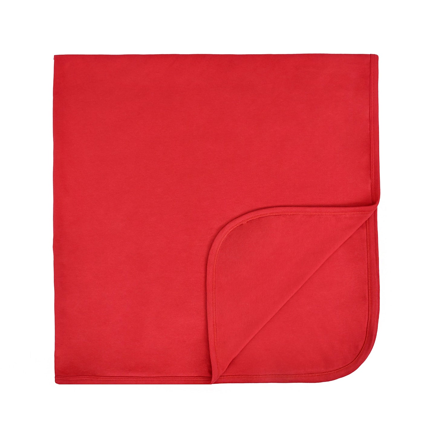 Finn + Emma Organic Cotton Blanket | scarlet red