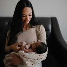 Load image into Gallery viewer, Mushie Organic Cotton Muslin Swaddle Blanket
