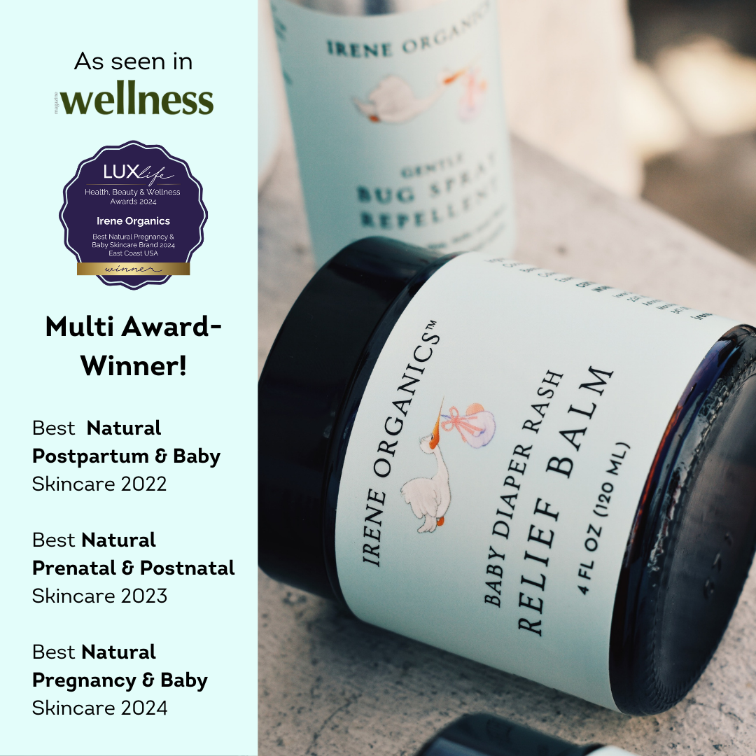 Irene Organics Diaper Balm - Zinc Oxide Barrier & Organic Soothers