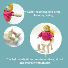 Load image into Gallery viewer, PlanToys Eco-Friendly Wooden Boy Dollhouse Figure - Fair Skin Tone
