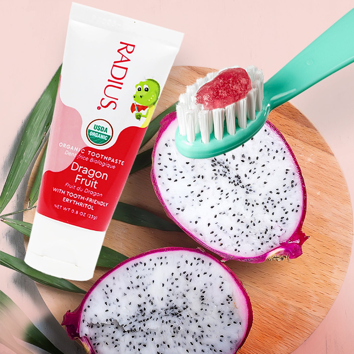 RADIUS USDA Organic Kids' Dragon Fruit Toothpaste
