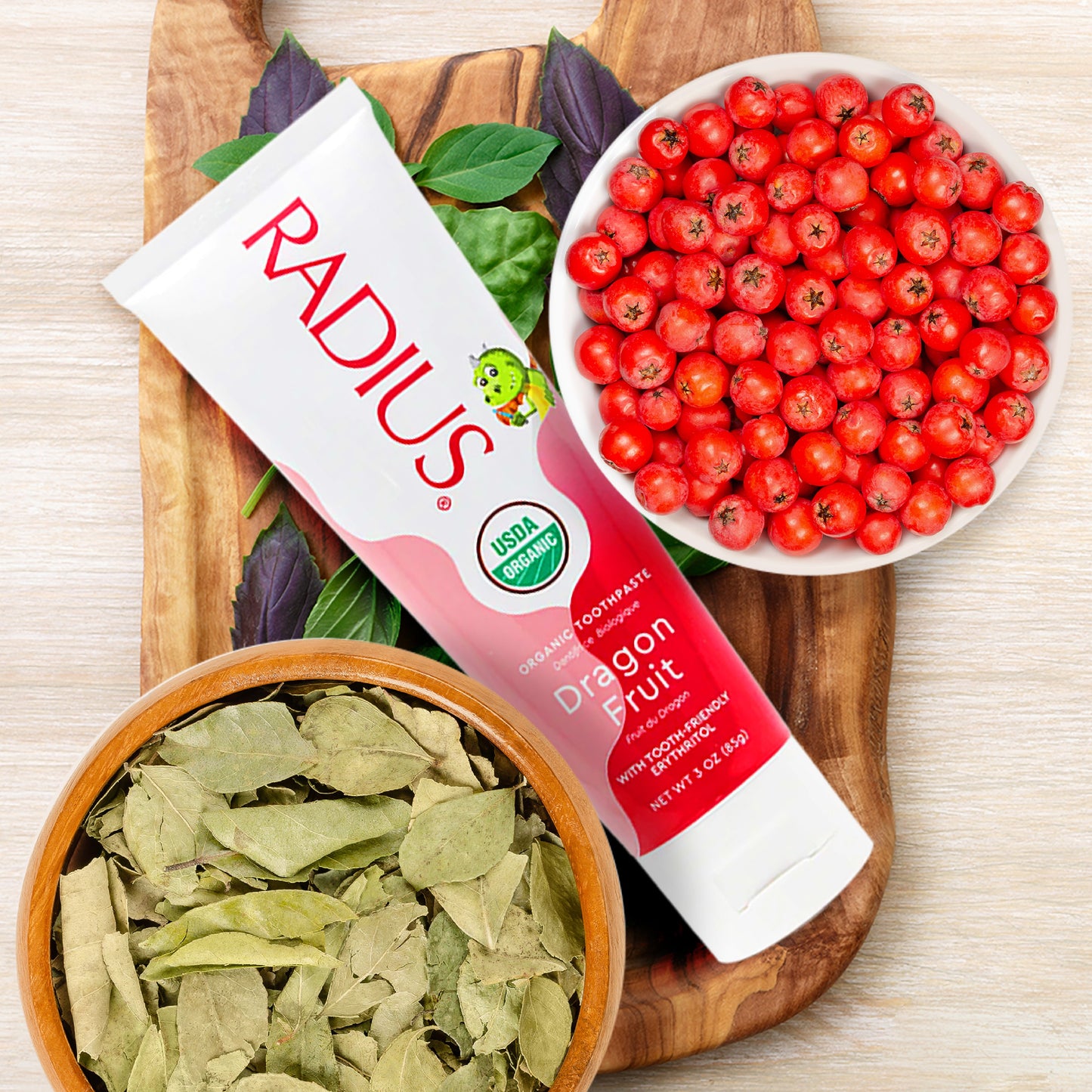 RADIUS USDA Organic Kids' Dragon Fruit Toothpaste