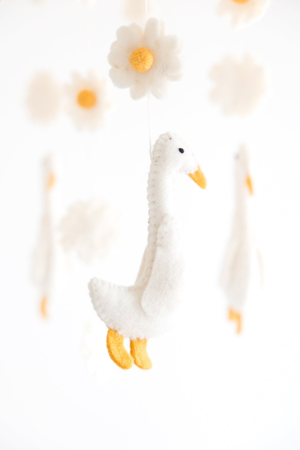 Duck Crib Mobile – Handmade Wool Felt Nursery Decor