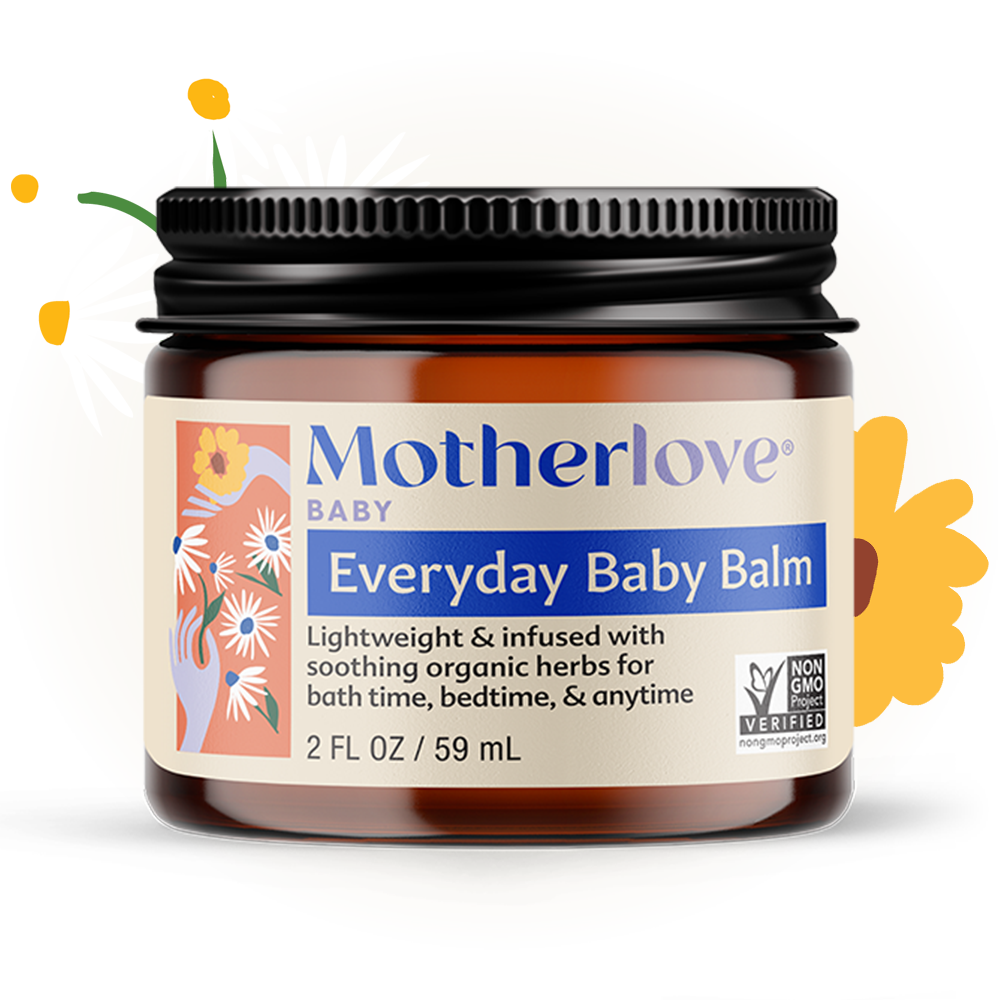 Motherlove Everyday Baby Balm - Gentle Organic Chamomile-Scented Moisturizer for All Ages