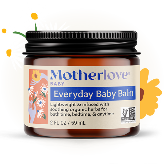Motherlove Everyday Baby Balm - Gentle Organic Chamomile-Scented Moisturizer for All Ages