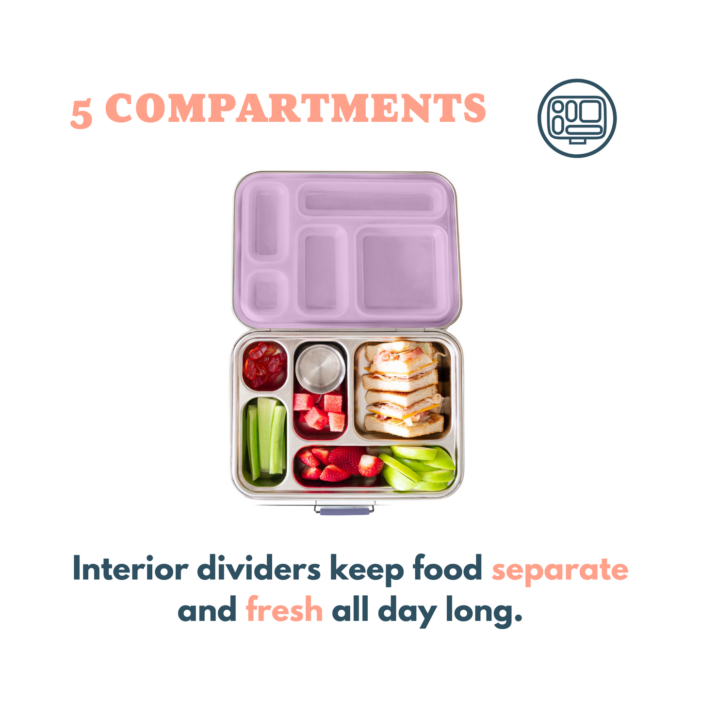 The Good Kiind Stainless Steel The Explorer™ Bento Lunch Box