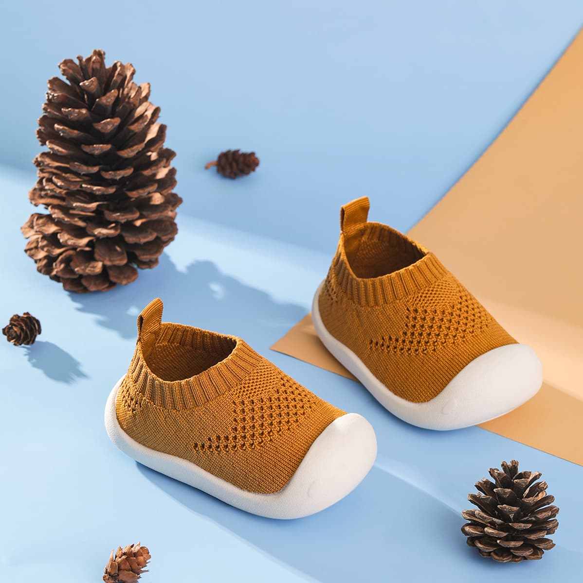 ELF Toddler Sock-Shoes – Non-Slip, Bamboo & Organic Cotton Blend