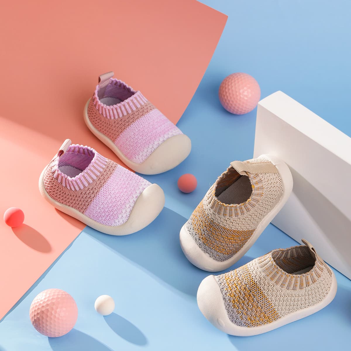 ELF Toddler Sock-Shoes – Non-Slip, Bamboo & Organic Cotton Blend