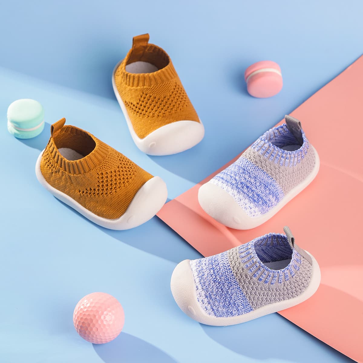 ELF Toddler Sock-Shoes – Non-Slip, Bamboo & Organic Cotton Blend