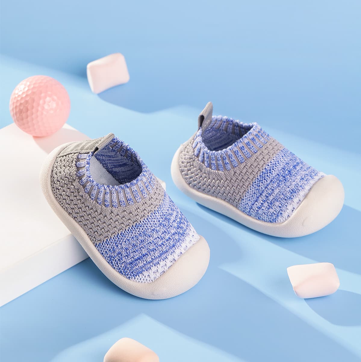 ELF Toddler Sock-Shoes – Non-Slip, Bamboo & Organic Cotton Blend