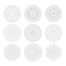 Load image into Gallery viewer, Mandala Coloring Sheets – Deluxe 110lb Paper
