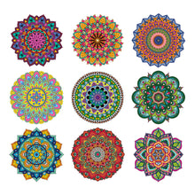 Load image into Gallery viewer, Mandala Coloring Sheets – Deluxe 110lb Paper
