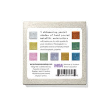 Load image into Gallery viewer, Metallic Watercolors – Wheat Straw Palette
