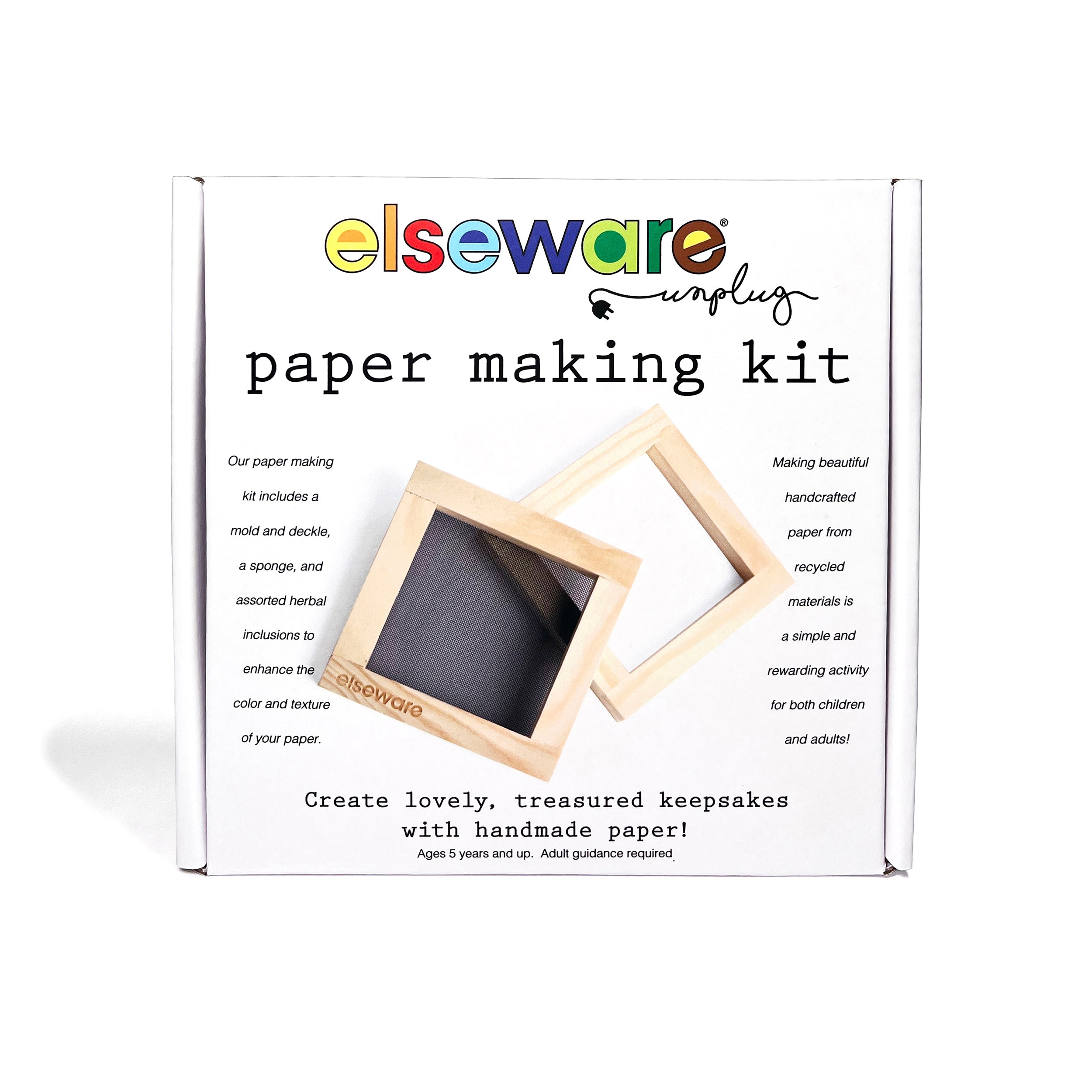 Paper Making Kit DIY – Recycled Handmade Paper Craft – Nature Kids Co.